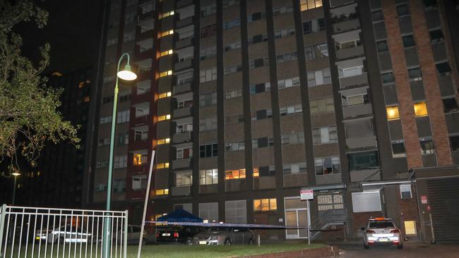 A woman in her 30s was found injured after she was allegedly thrown from a Redfern unit block balcony. Picture: Dean Asher/TNV