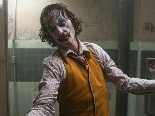 Joaquin Phoenix in a scene from Joker. Picture: AP