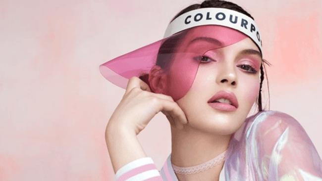 A photo advertising ColourPop Costmetics. .