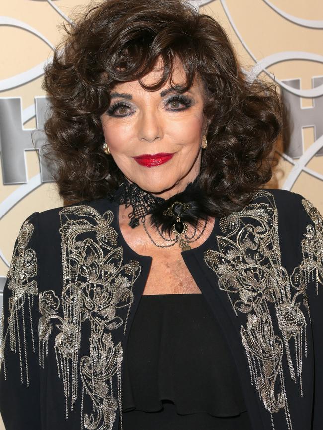 Joan Collins. Picture: AFP