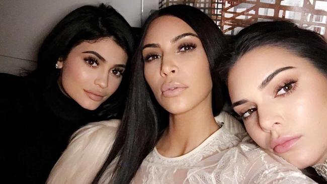 Kim Kardashian and Kendall Jenner look stunning in beautiful gowns as they head out for filming for their cameo in 'Oceans 8'. Picture: Kim Kardashian/Snapchat