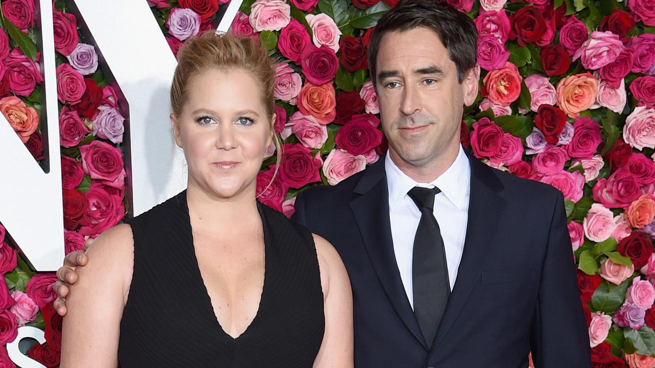 Amy Schumer and her husband Chris Fischer welcomed Gene in May last year. Picture: Getty Image.