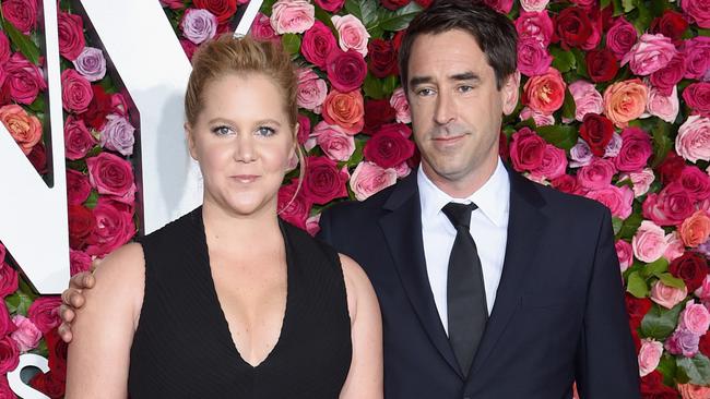 Amy Schumer and her husband Chris Fischer welcomed Gene in May last year. Picture: Getty Image.