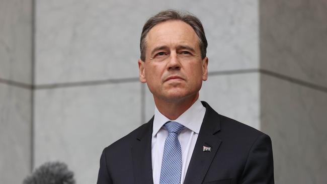 Health Minister Greg Hunt is working with states to ease ban on cruise ships. Picture: NCA NewsWire / Gary Ramage