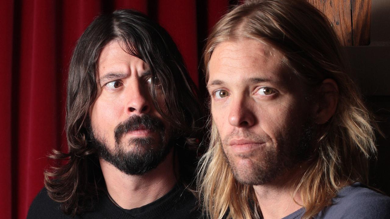 Dave Grohl and Taylor Hawkins were close friends. Picture: Rene Johnston/Toronto Star via Getty Images