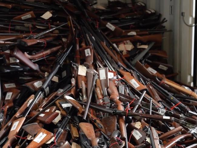 The WA Government's buyback scheme has seen more than 8000 Western Australians hand in 14,000 guns to police including more than 1300 handguns, 3000 shotguns and 9000 rifles.