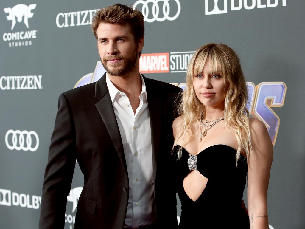 Liam Hemsworth and Miley Cyrus were together for 10 years before splitting in 2019. Picture: Getty Images for Disney