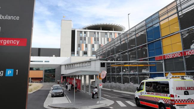 A woman has died after becoming part of a cluster at Gosford Hospital Picture: Sue Graham