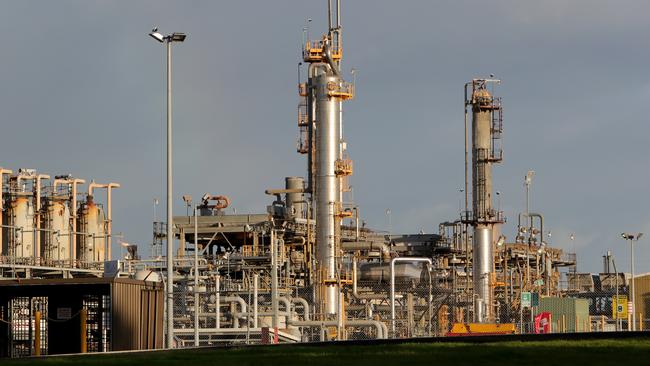 Esso/BHP Longford gas plant in Gippsland. Picture: Stuart McEvoy/ The Australian.