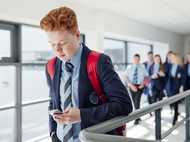 Students have also reported feeling pressured to be online and answer their phones, even in class. Picture: iStock