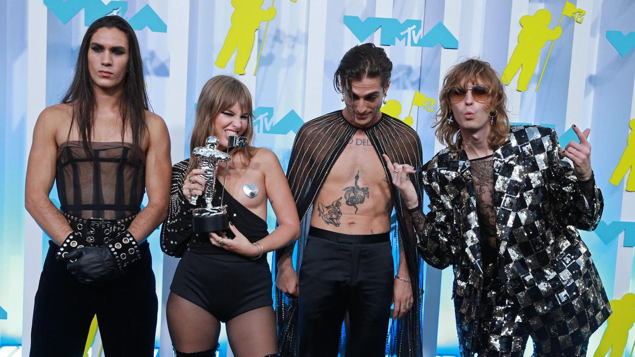 Maneskin. Picture: Andres KUDACKI / AFP