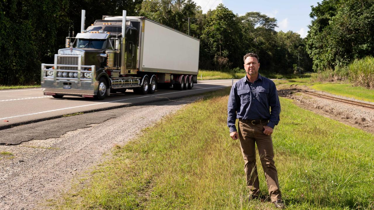 KAP Hinchinbrook MP Nick Dametto says seasonal rain has seen the Bruce Highway cut at the Seymour and Gairloch crossings, leaving North Queenslanders stranded, businesses crippled and supply chains in chaos. Picture: Supplied