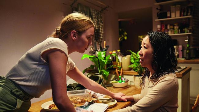 Sandra Oh with Jodie Comer in Killing Eve. Picture: ABC