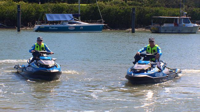 MSQ maritime enforcement team members Leon McKenzie and Rex Cresswell head out on the water for education and compliance operations in Gladstone