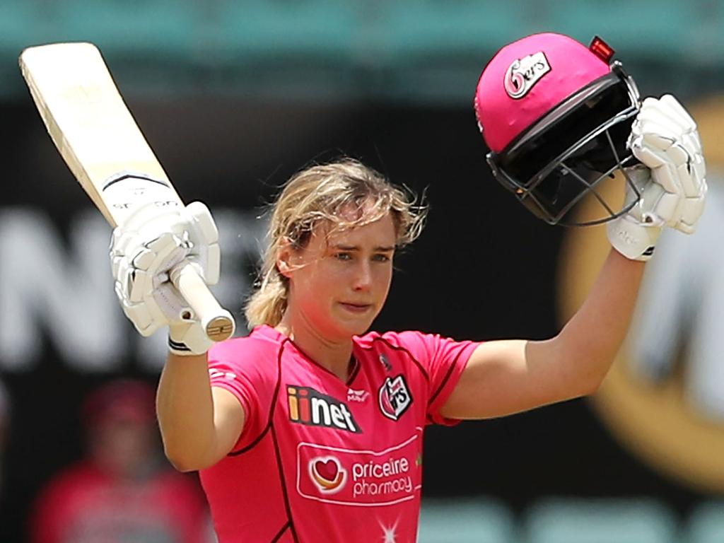 Ellyse Perry Hits Her Second WBBL Century Of The Season, Sydney Sixers ...