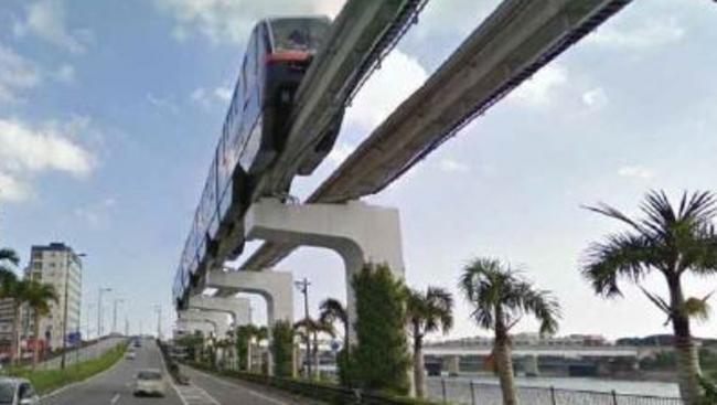 An artist impression of the Melbourne to Tullamarine Airport rail link.