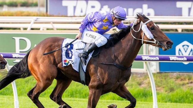 Speedy WA galloper Oscar’s Fortune will attempt to go one better than his Melbourne debut in the Group 2 McEwen Stakes. Picture: Western Racepix