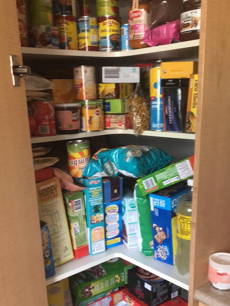 Another fully stocked pantry of Mrs Reed. Picture: Jemma Reed/Supplied