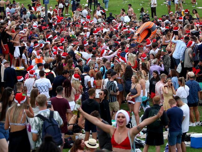 Bronte partygoers ‘didn’t give a damn about Sydney’. Picture: Toby Zerna