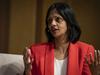 Shemara Wikramanayake, chief executive officer of Macquarie Group Ltd., speaks during the Institute of International Finance (IIF) annual membership meeting in Washington, D.C., U.S., on Friday, Oct. 18, 2019. The meeting explores the latest issues facing the financial services industry and global economy today. Photographer: Al Drago/Bloomberg