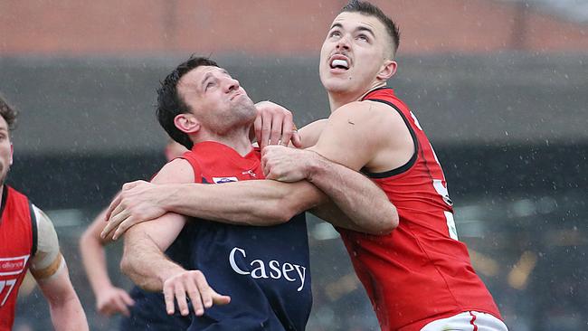 Sam Draper in action during the VFL preliminary final last year. Picture: Ian Currie