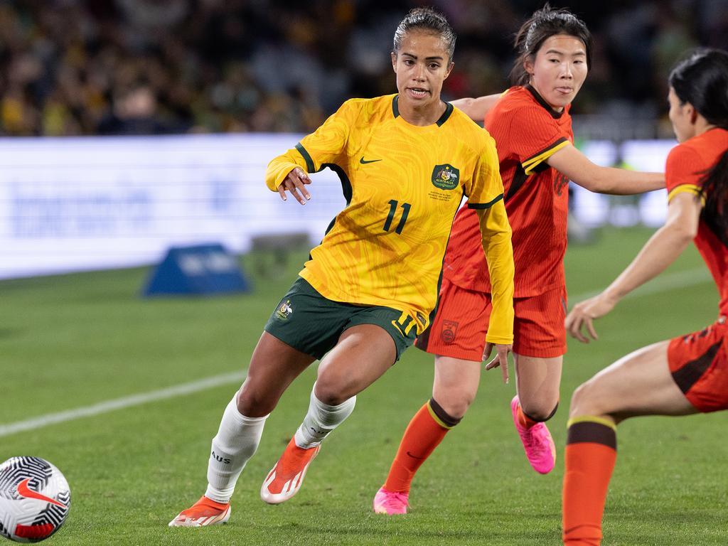 Paris presents another opportunity for Mary Fowler and others to shine in the absence of Sam Kerr. Picture: Steve Christo – Corbis/Corbis via Getty Images