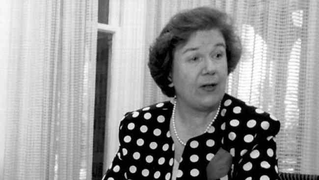 Margaret Guilfoyle, the politician who would become Dame Margaret Guilfoyle. Picture: Supplied