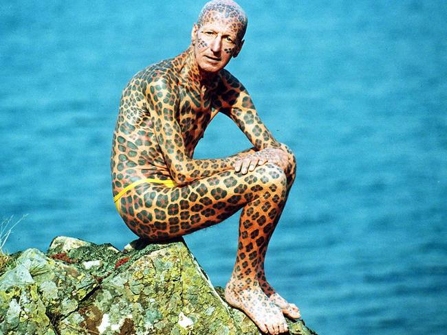4. Tom Leppard, also known as "The Leopard Man", has 99.9% of his body covered in leopard print tattoos. - wide 11