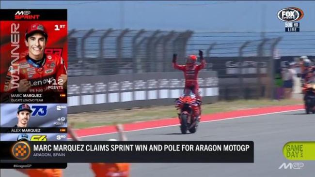 Marquez claims Sprint for Aragon MotoGP