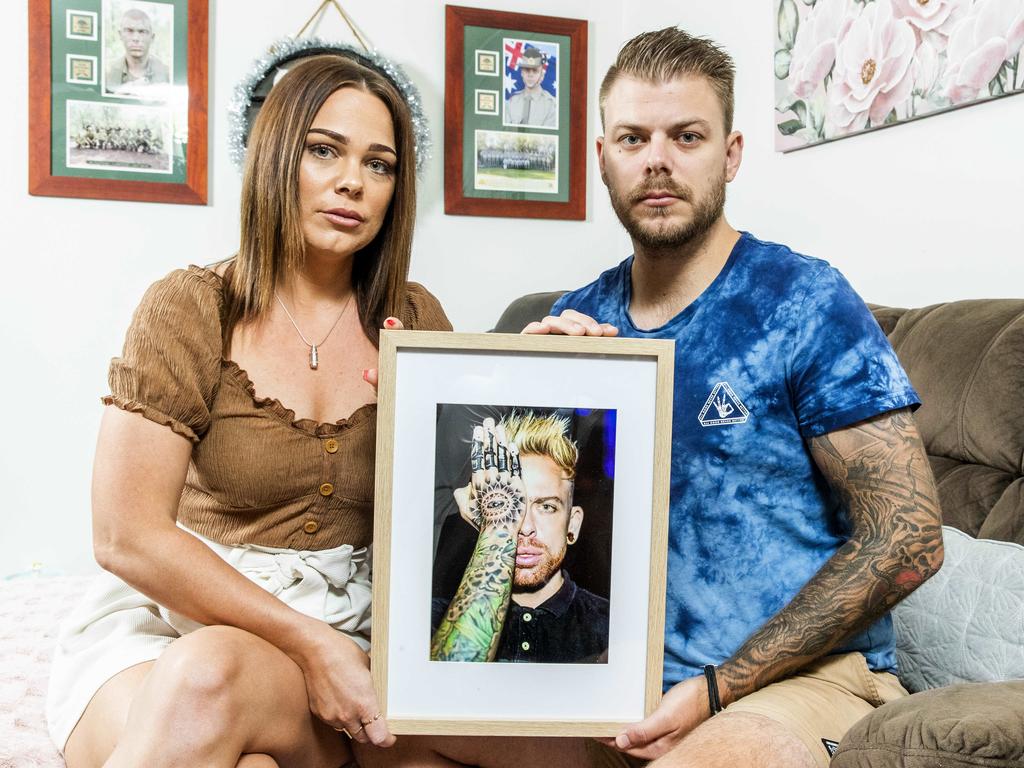 Samantha Wood and Nicholas Wood believe more could have been done to save the life of Jamie Wood who took his own life. Picture: Richard Walker