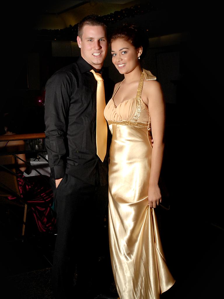 Haydon Staines and Amanda Walker at the 2009 Palmerston High School formal at SkyCity. Picture: NT NEWS