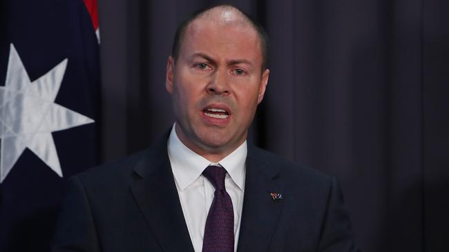 Treasurer Josh Frydenberg called the alleged conduct of Mr Broad ‘unacceptable’. Picture: Kym Smith