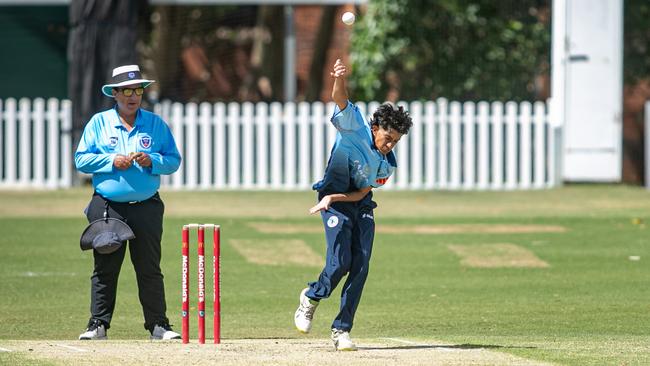 Parramatta’s Arhan Shah proved clutch during the final over against Gordon at Merrylands. Picture: Julian Andrews