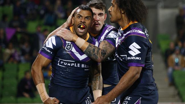 Addo-Carr scored an incredible try early. Photo by Daniel Pockett/Getty Images.