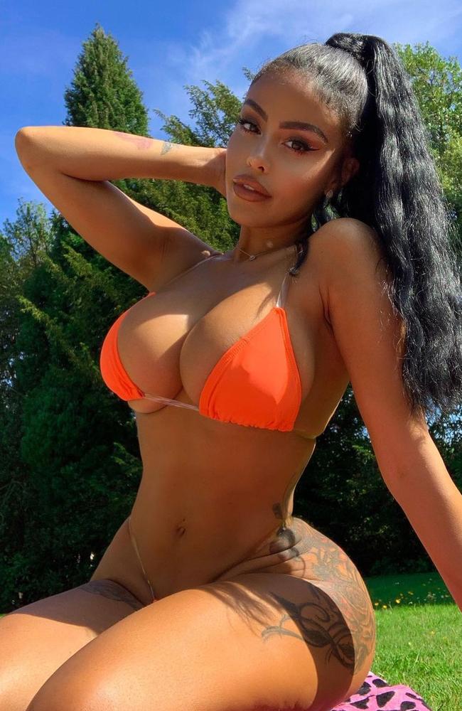 Fashion Nova's invisible strap bikini baffled shoppers earlier this year. Picture: Instagram.