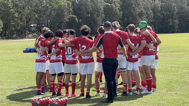 St Paul's School's First XV muster ahead of a match