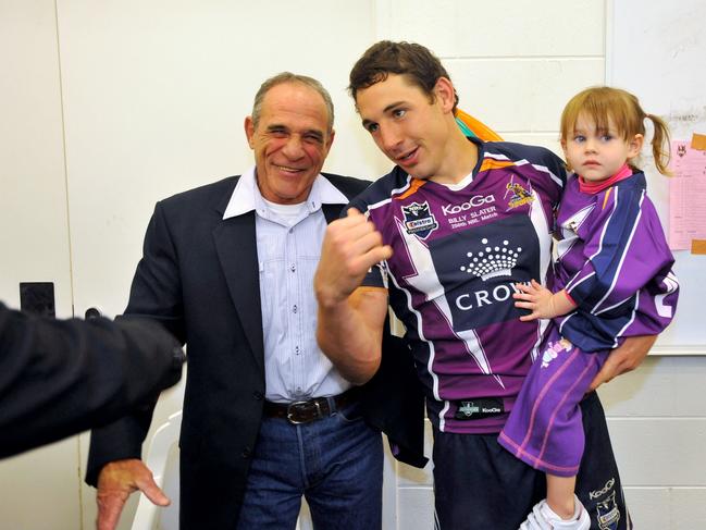 Ronnie Slater, with Billy during his time at the Melbourne Storm.