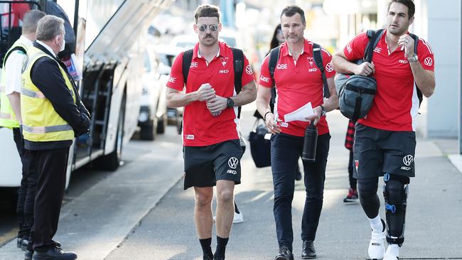 The Swans left Sydney last month. Picture: Mark Metcalfe/Getty Images