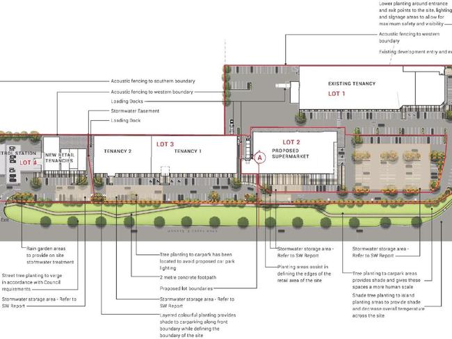 A shopping centre complex and service station is proposed for 337-341 Yaamba Rd, North Rockhampton.