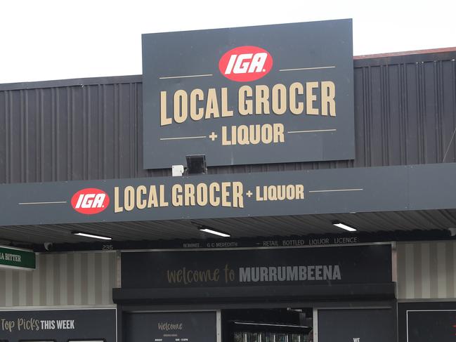 The IGA store in Murrumbeena was one of many hit by cigarette thefts. Picture: David Crosling