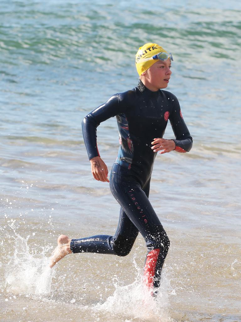 Australia Day Ocean Swim at Kingston Beach. Picture: Nikki Davis-Jones