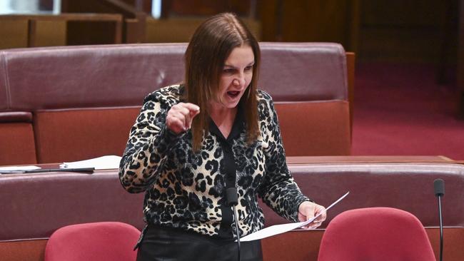 Senator Jacqui Lambie withheld her support for a workers right to disconnect. Picture: NCA NewsWire / Martin Ollman