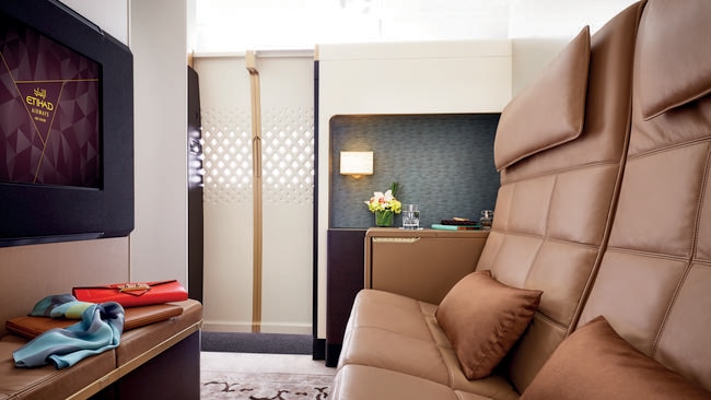 Etihad Residence, on-board three-room suite Image supplied