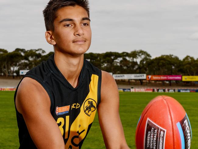 Glenelg young gun Ash Moir is one to watch for season 2023. Picture: Brenton Edwards