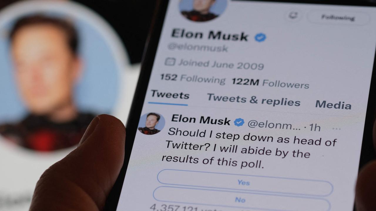 His purchase of and dedication to Twitter has spooked some investors in Tesla. (Photo by Chris DELMAS / AFP)