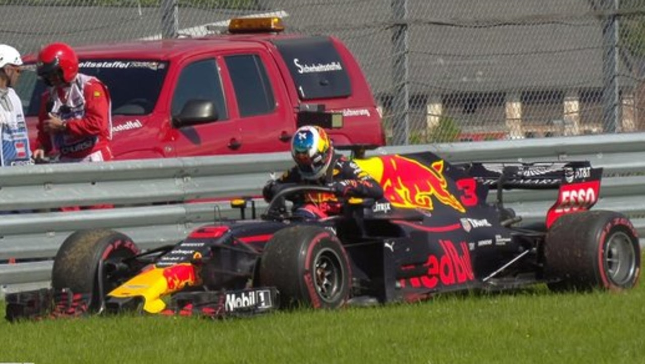 Daniel Ricciardo retired from the Formula 1 Austrian Grand Prix.