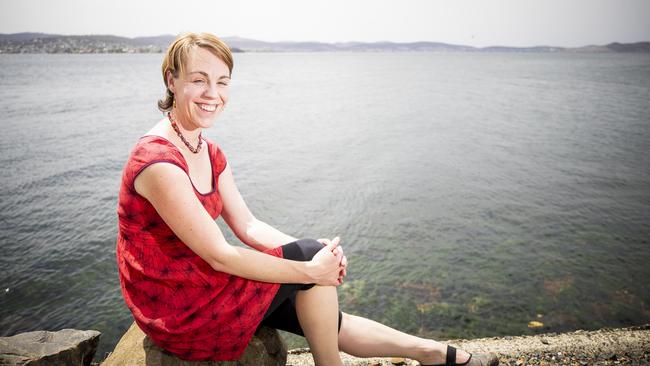 Portrait shots of Dr Jess Melbourne-Thomas, Tasmanian Australian of the Year. Jess is a marine ecologist at CSIRO in Hobart and a Rhodes scholar. Her Australian of the Year nomination centres on her work in climate science and advocacy for female leadership in science. Picture: RICHARD JUPE