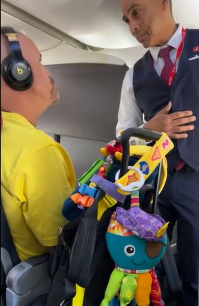 A man got himself kicked off a flight after he kept complaining about there being too many bags in ‘his’ overhead bin.