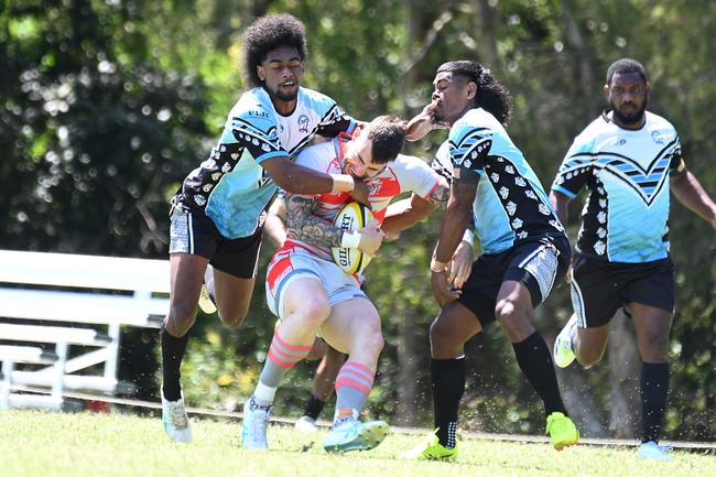 Fiji rugby 7's in Brisbane. Saturday October 6, 2024. Picture, John Gass