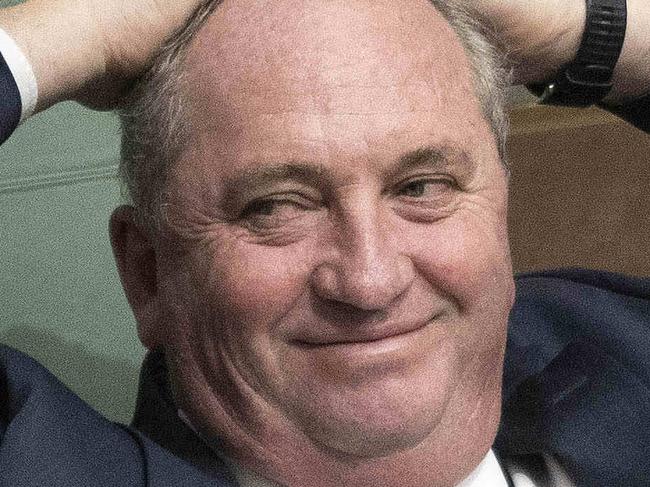 CANBERRA, AUSTRALIA- NewsWire Photos FEBRUARY 17, 2021: Barnaby Joyce during Question Time in the House of Representatives in Parliament House Canberra. Picture: NCA NewsWire/Gary Ramage